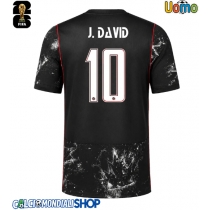 Maglie da calcio Canada Jonathan David #10 Seconda Maglia Mondiali 2026  Manica Corta
